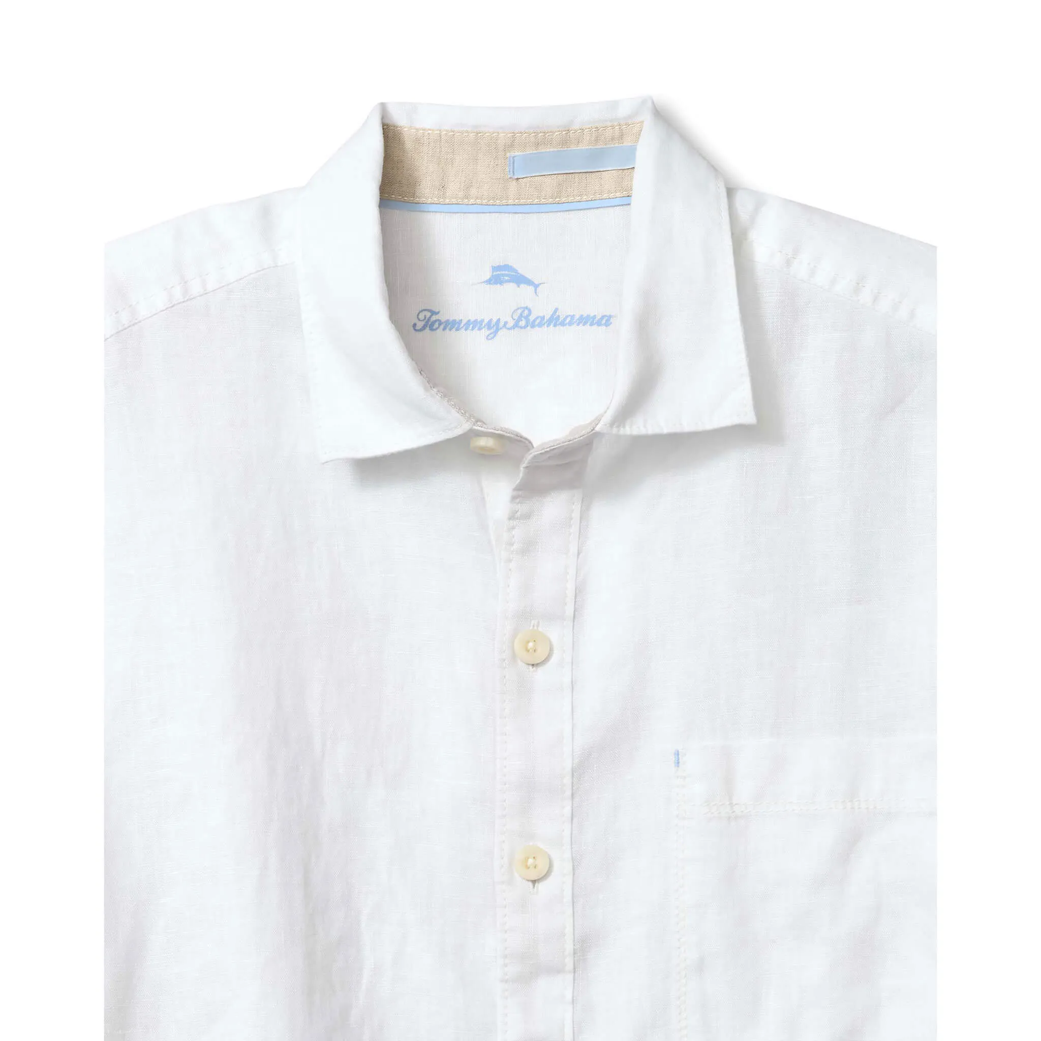 Tommy Bahama Chemise de sport en lin à manches longues Paradise Breezer pour homme - Blanc Vêtements Tommy Bahama