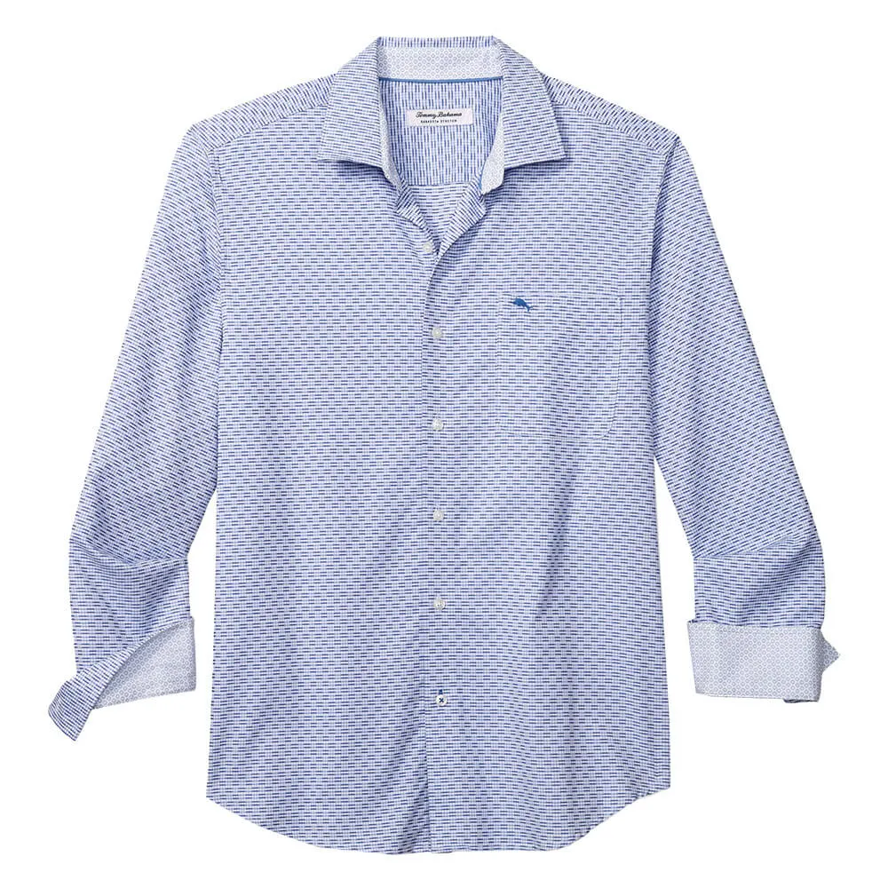 Tommy Bahama Chemise sport stretch Ventura à rayures de Sarasota - Bleus Vêtements Tommy Bahama