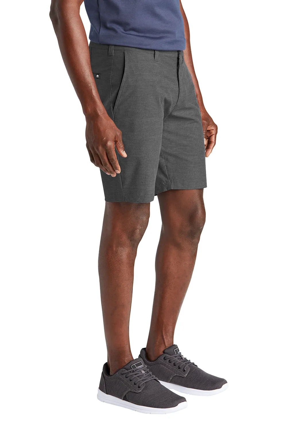 TravisMathew Shorts Homme El Dorado Anti-Froissage avec Poches - Noir