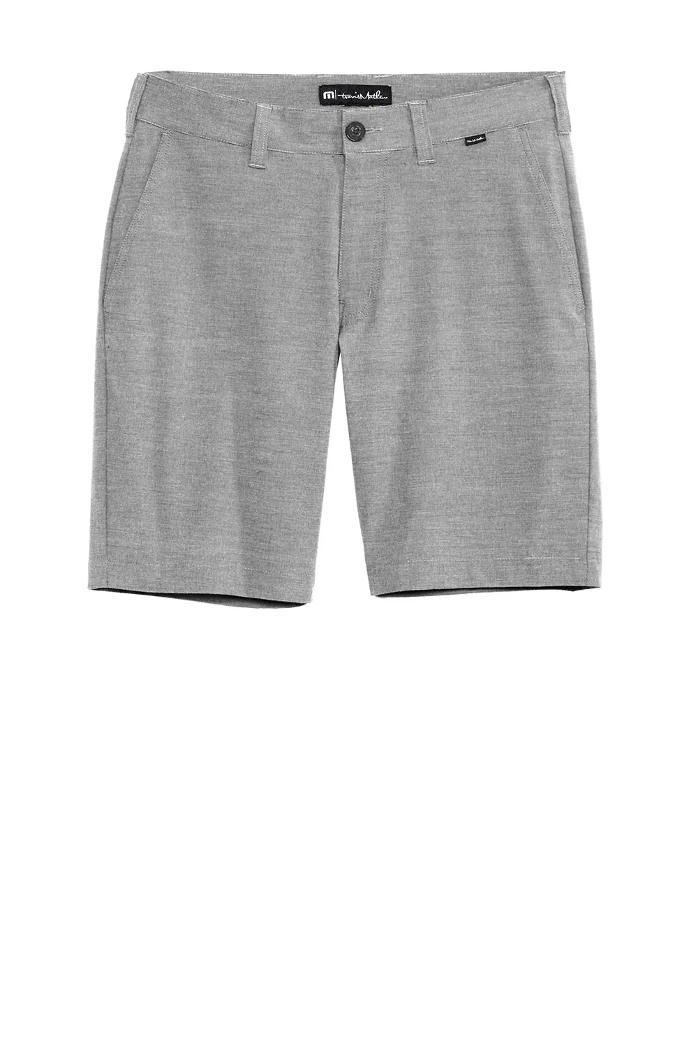 TravisMathew Shorts Homme El Dorado Résistants aux Plis avec Poches - Gris Clair