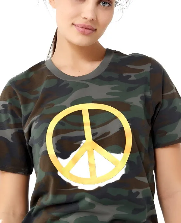 T-shirt Camouflage Paix Truly Madly Deeply