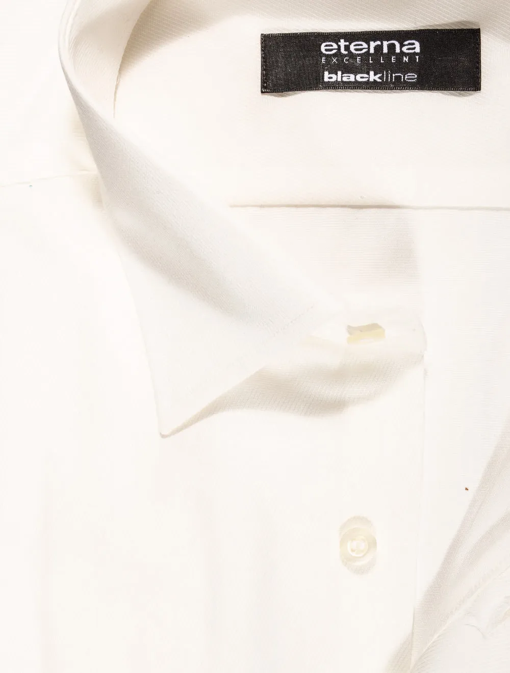 Chemise à poignets doubles en sergé crème