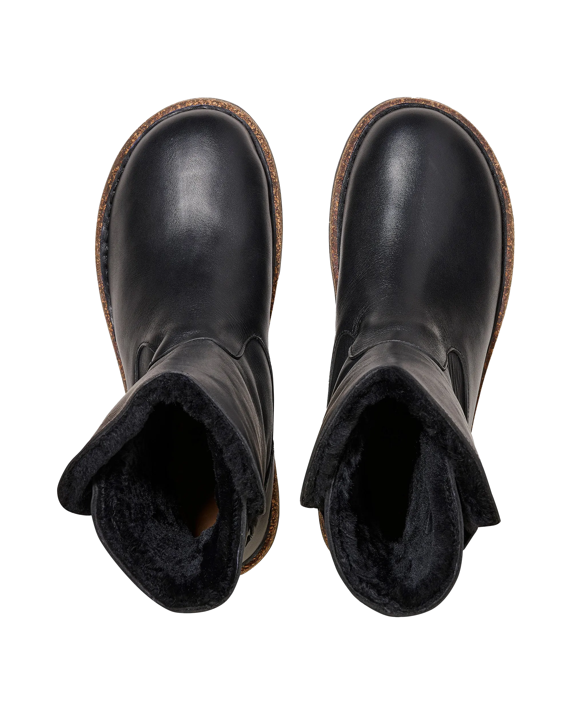 Bottes Uppsala en Cuir Naturel Noir