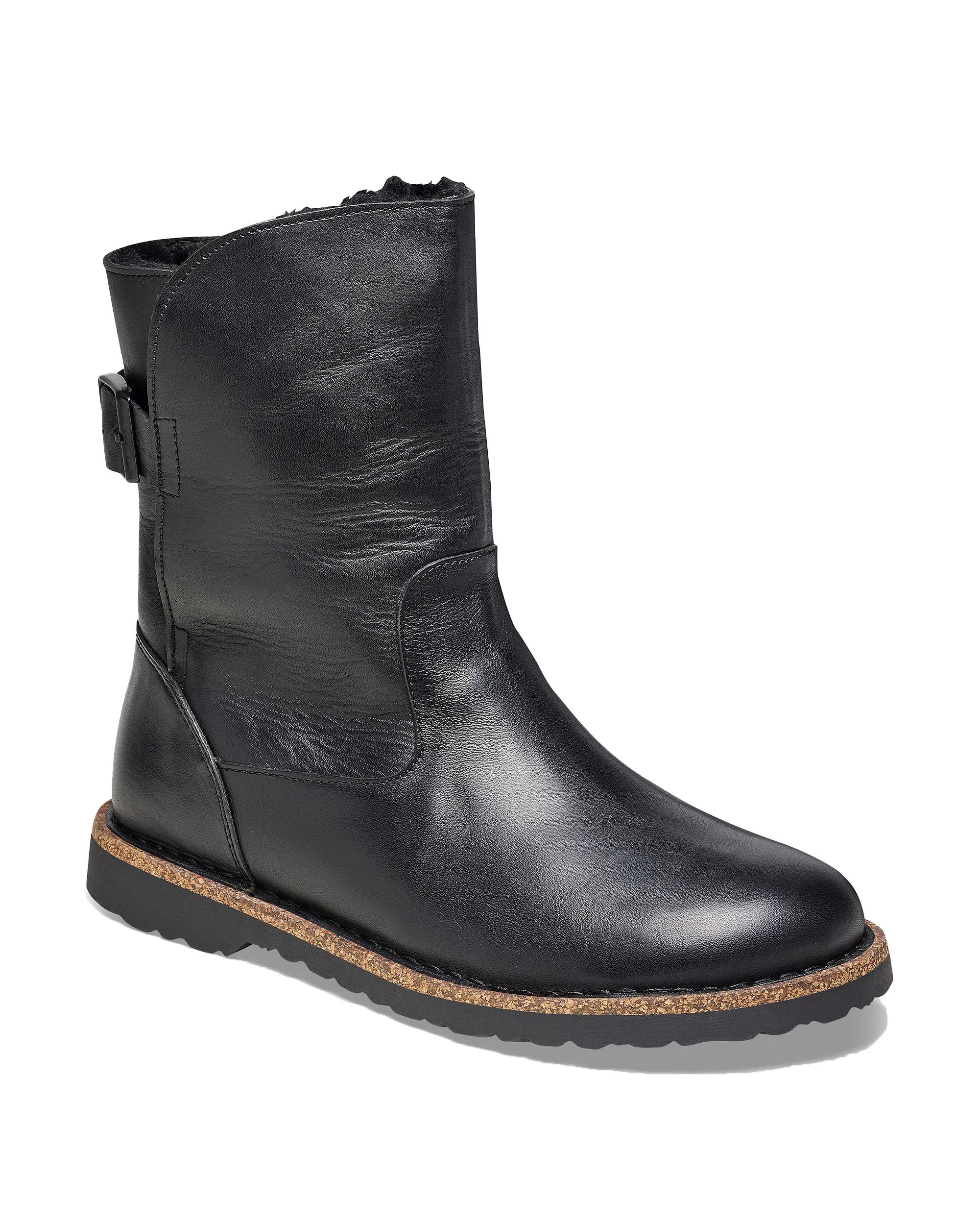 Bottes Uppsala en Cuir Naturel Noir