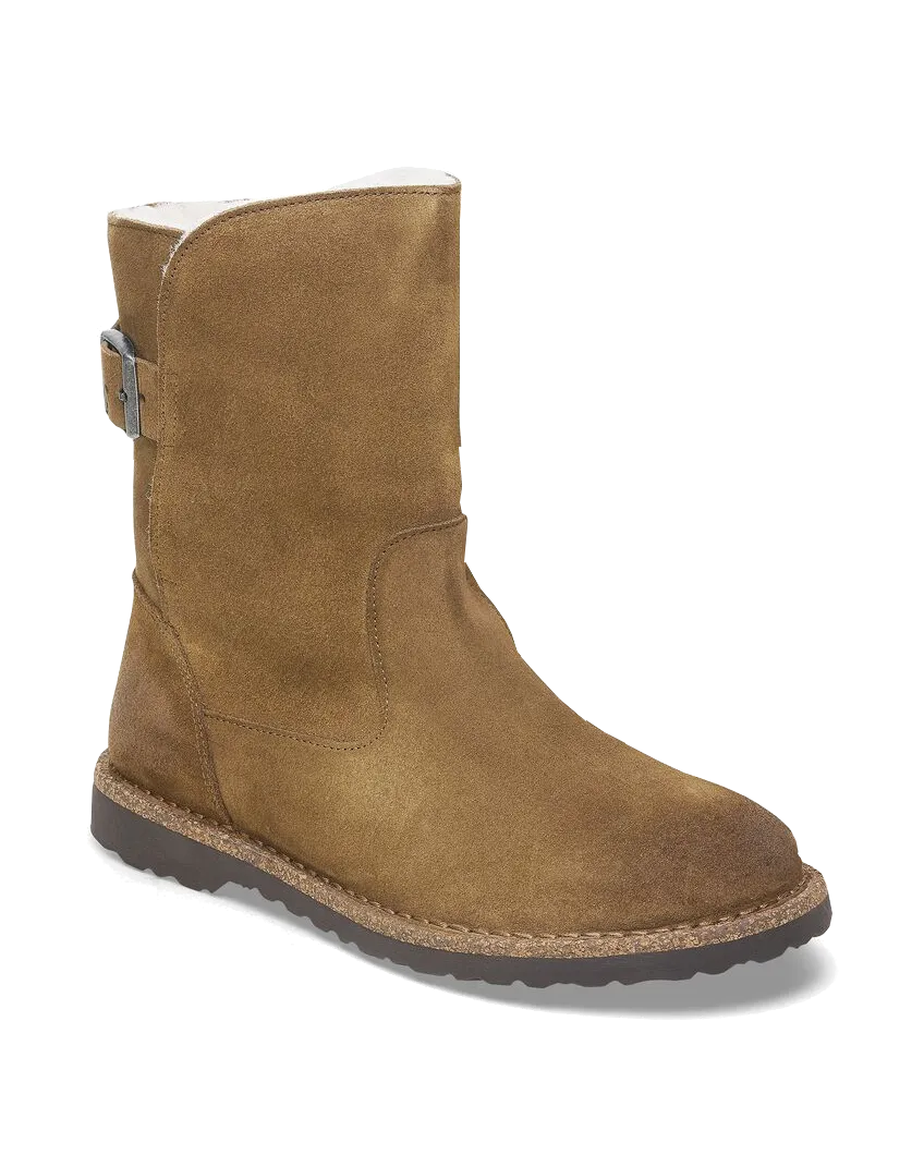 Bottes en daim moutonné Uppsala en thé foncé