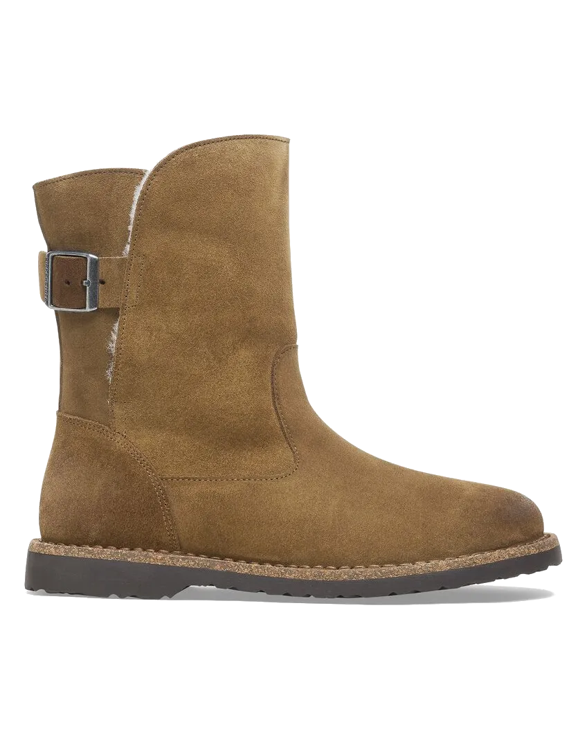 Bottes en daim moutonné Uppsala en thé foncé