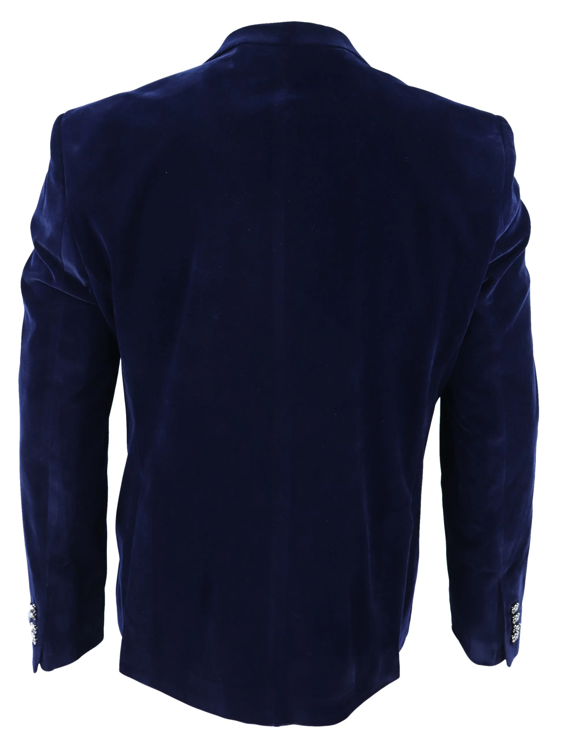 Veste de smoking en velours à 1 bouton