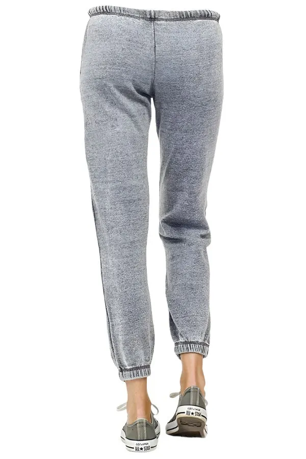 Pantalon de survêtement vintage Havana/Ocean Drive BurnOut OD1499 Gris acier