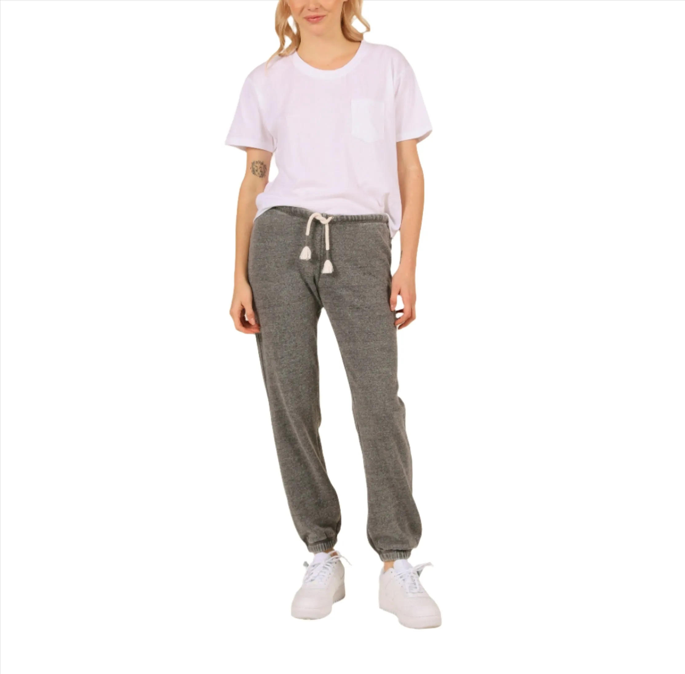 Pantalon de survêtement vintage Havana/Ocean Drive BurnOut OD1499 Gris acier