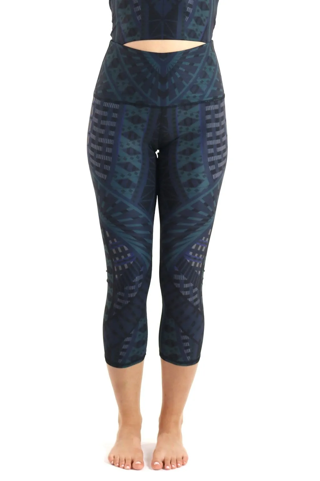 Legging de Yoga Imprimé Warrior One par Yoga Democracy