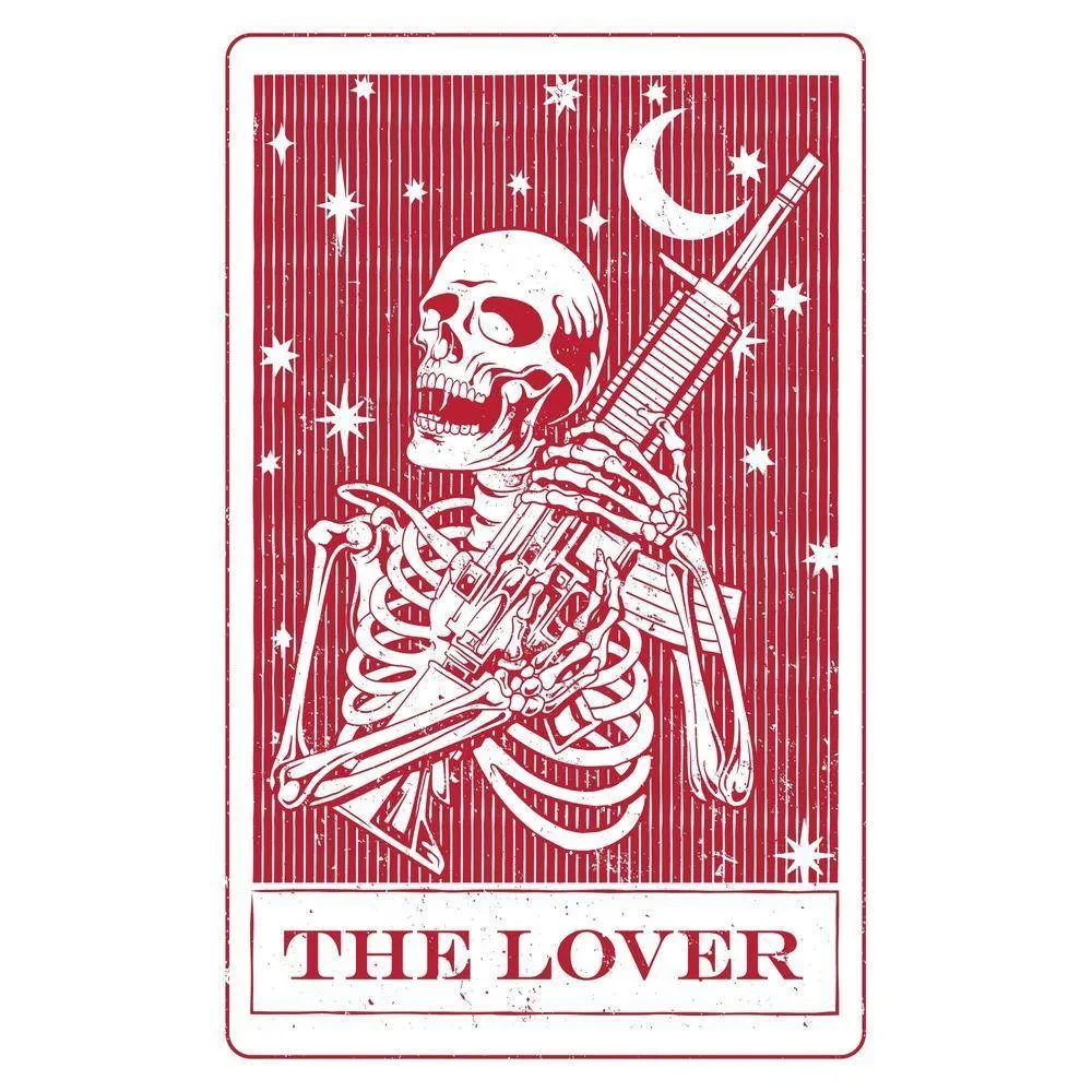 T-shirt Tarot de l'Amante pour Femme - Blanc