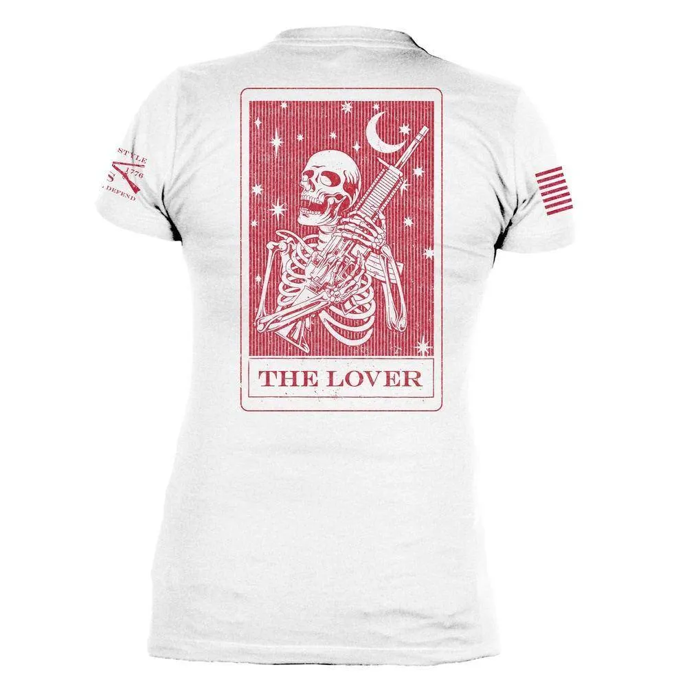 T-shirt Tarot de l'Amante pour Femme - Blanc
