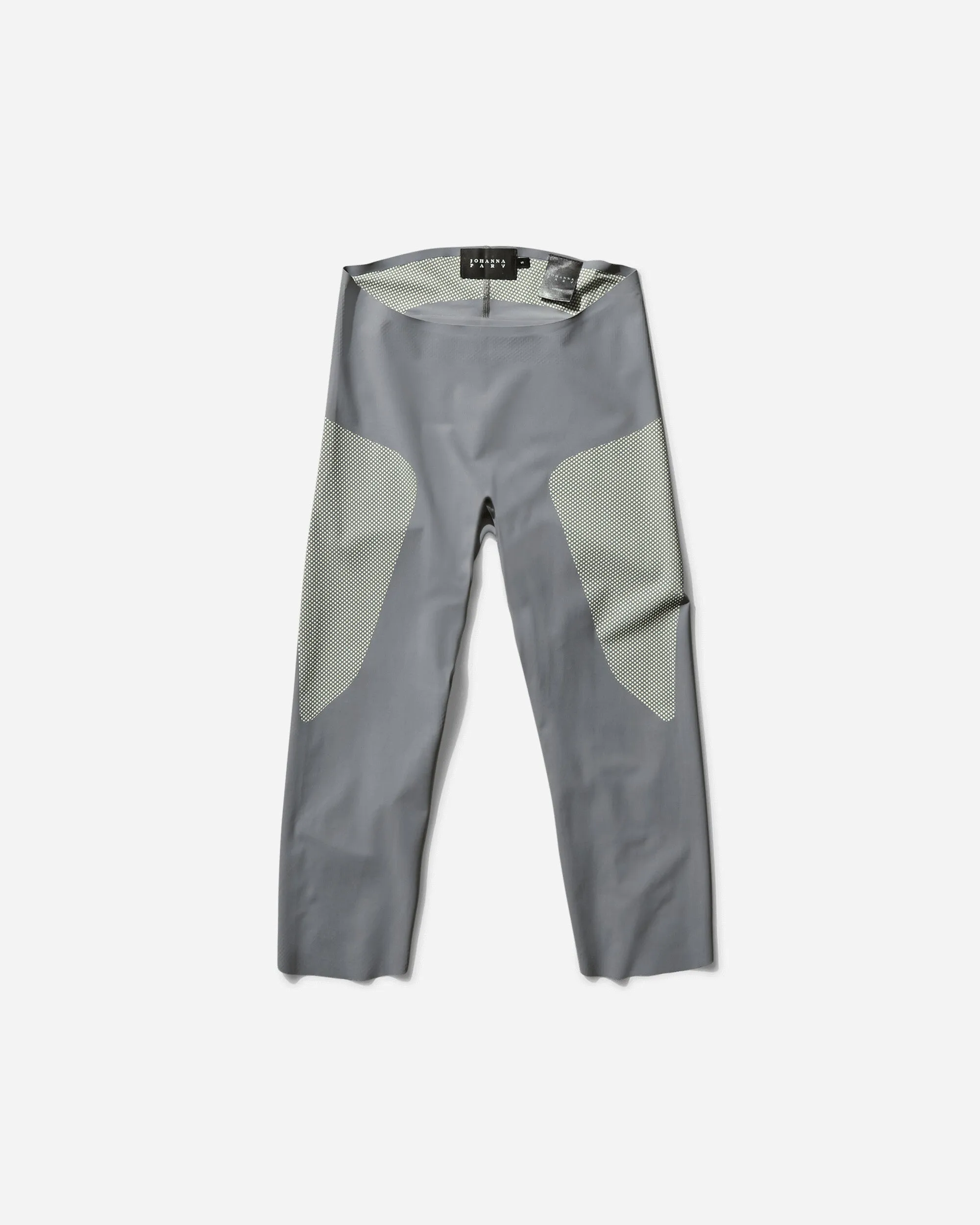 Capri en Lycra pour Femmes Gris / Crème Lime
