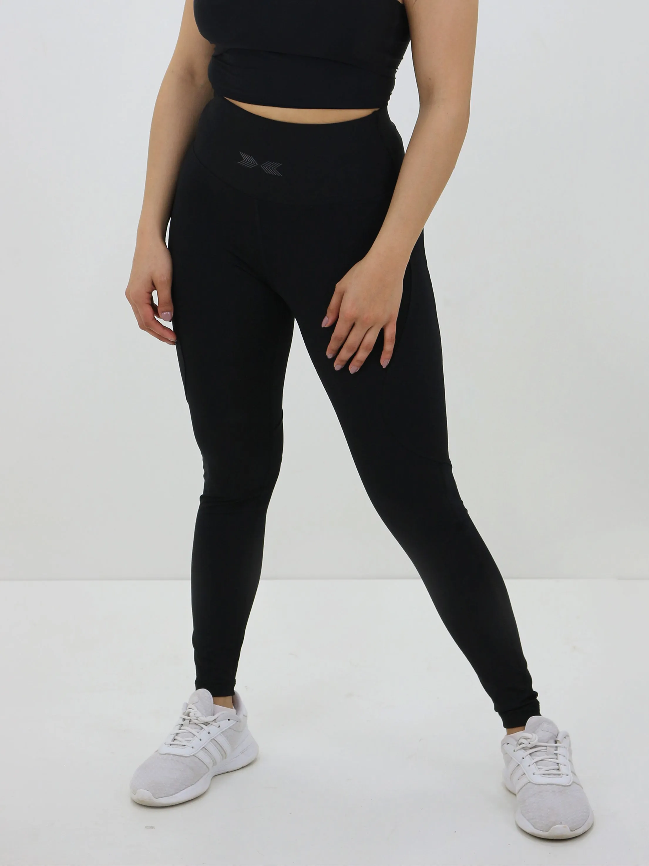 Legging Femme Mesh Jambes, Noir