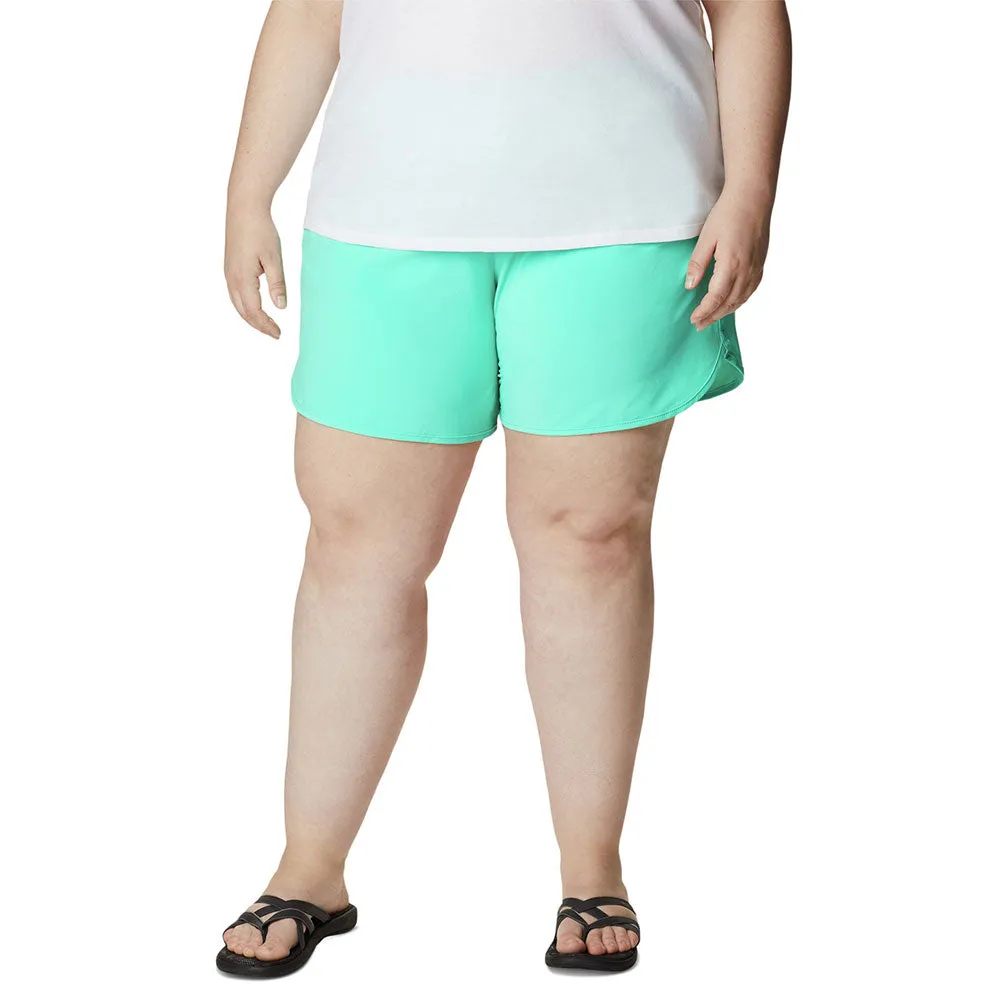 Short extensible pour femmes grande taille, Vert