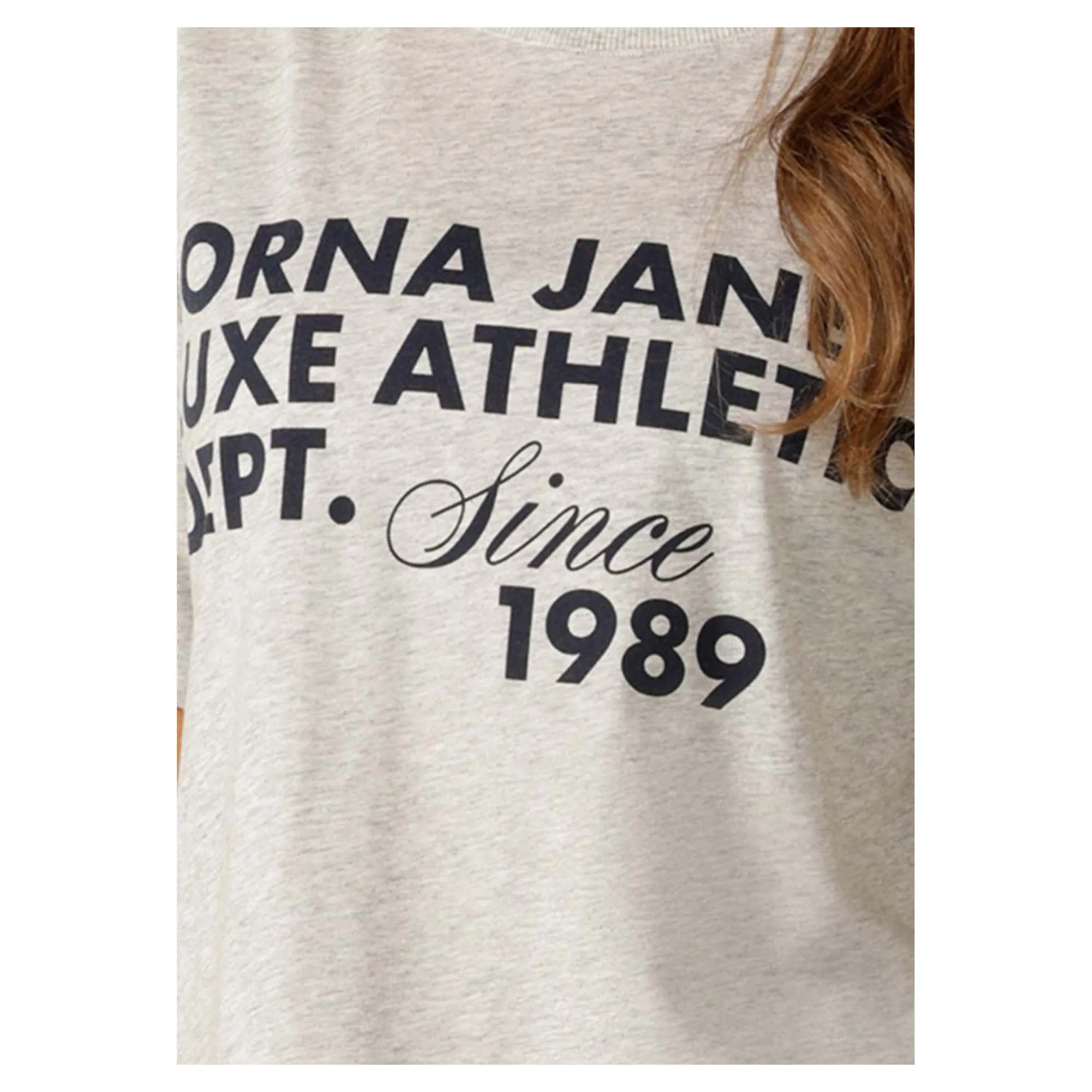 T-shirt décontracté étoile de l'athlétisme féminin