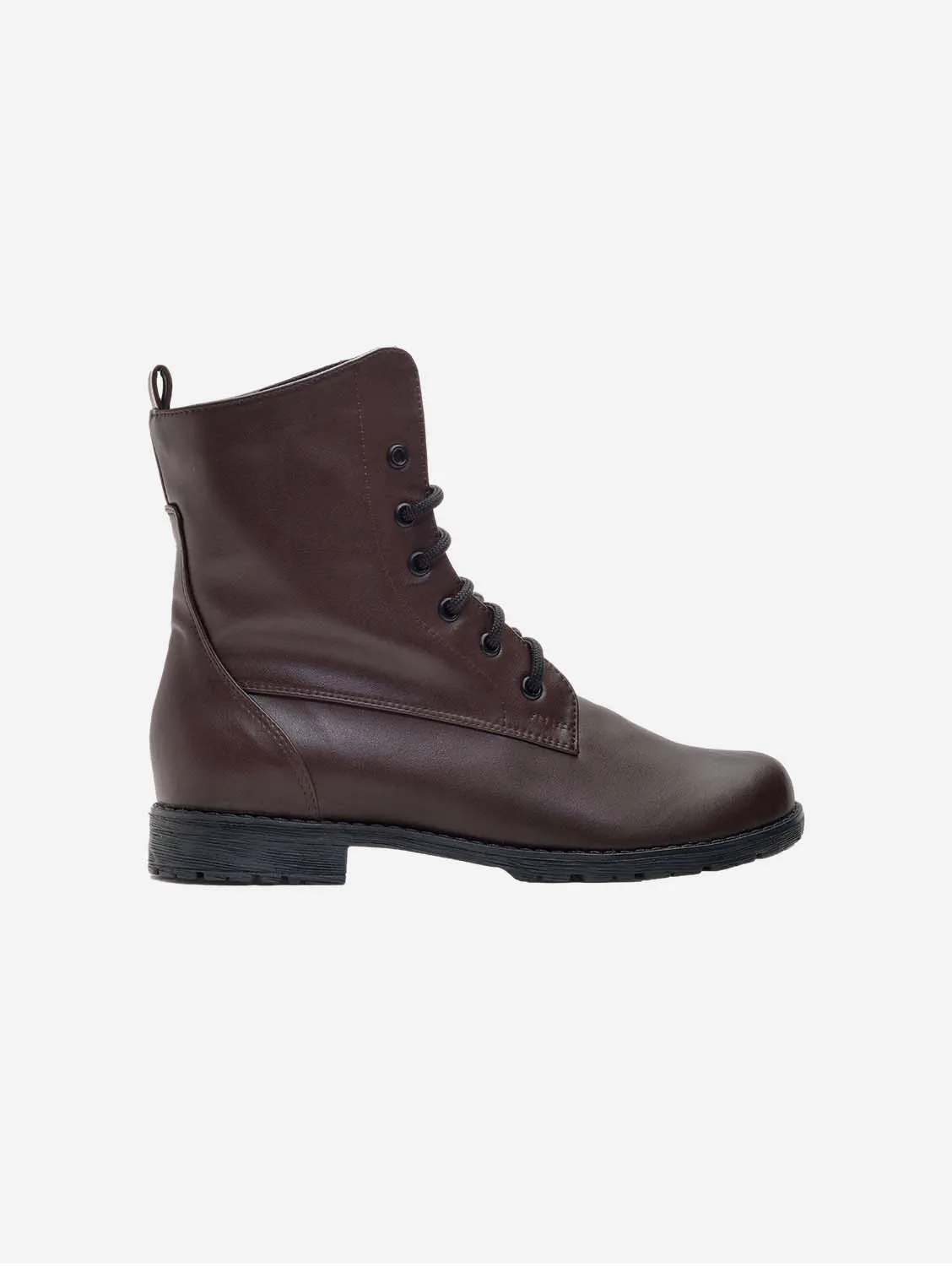 Bottes en Cuir Végétal Vegea pour Femmes No. 2 | Chocolat