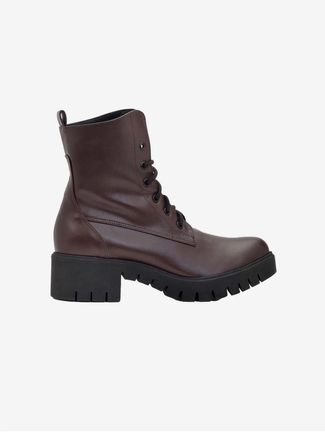 Bottes en Cuir de Raisin Vegea® No. 3 pour Femmes | Chocolat