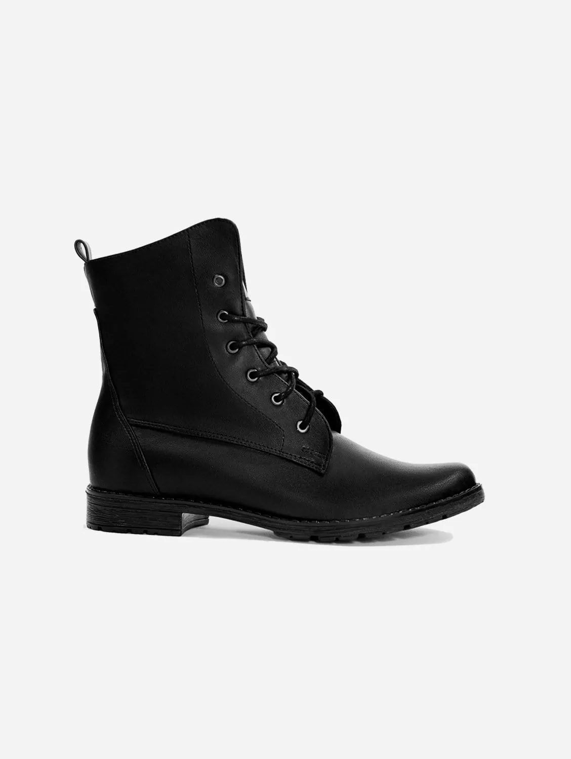 Bottes véganes Workers No. 2 en cuir de cactus Desserto® | Noir