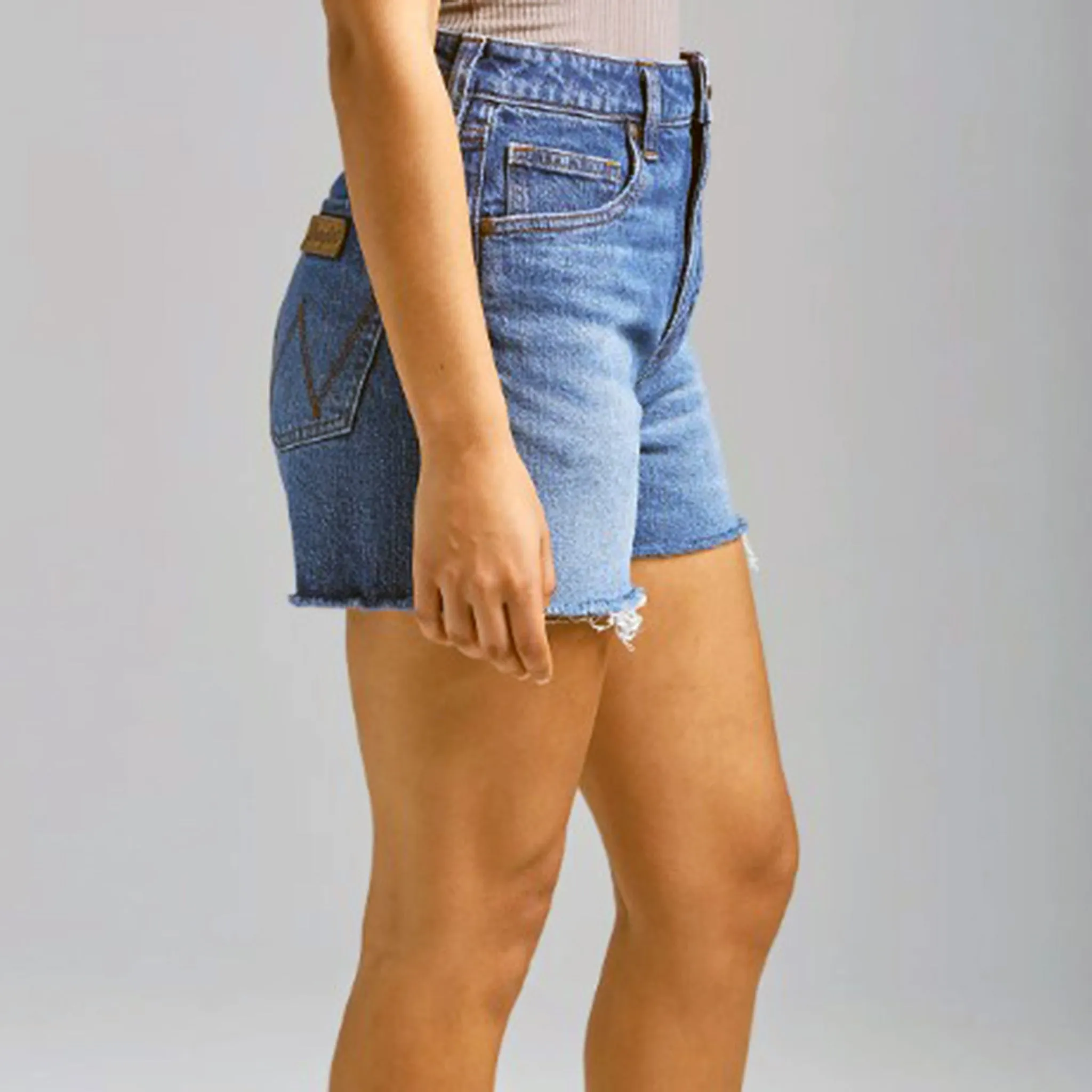 Wrangler Femme Shorts Rétro Bailey Haute Taille Samantha