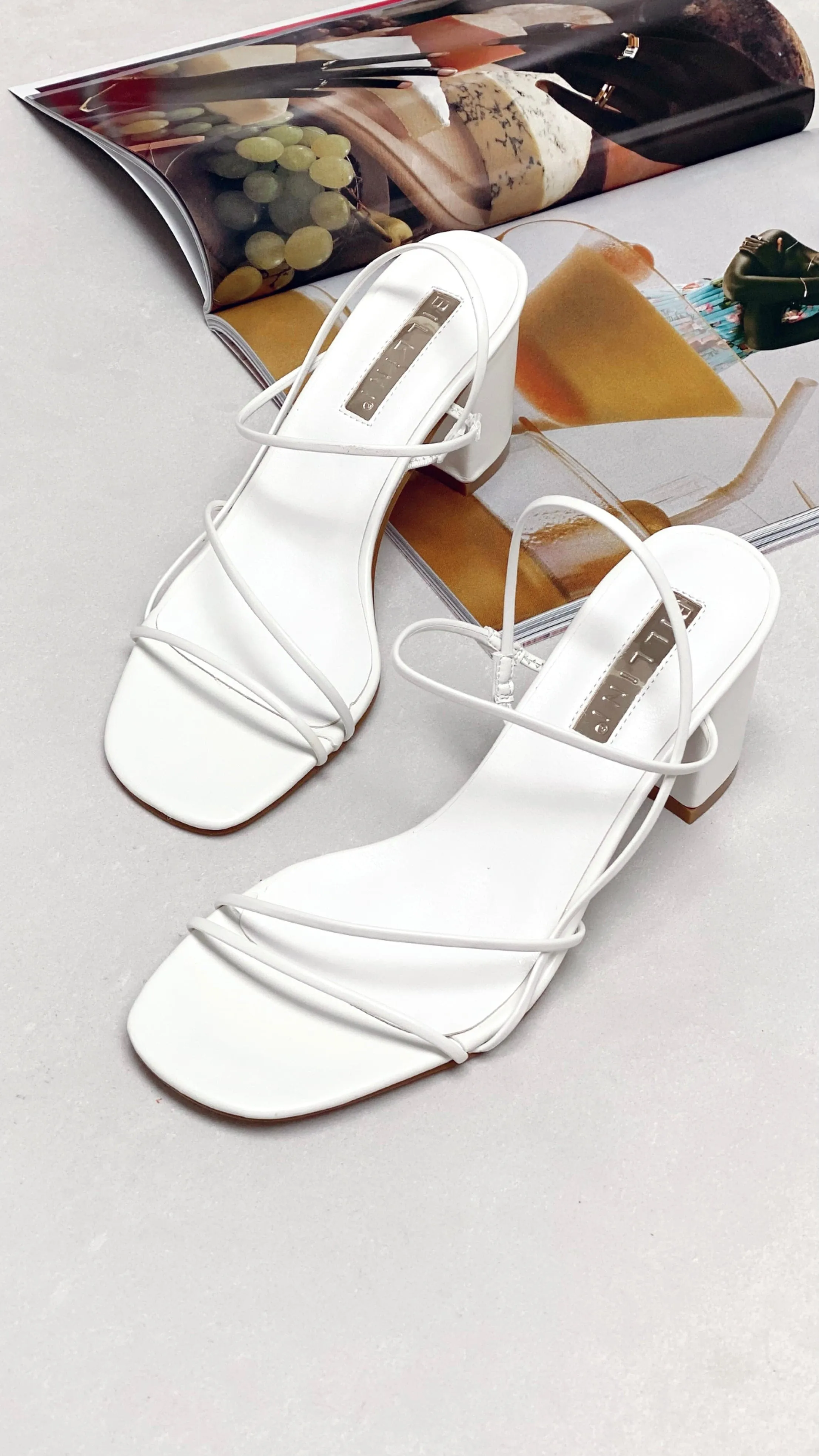 Yachi Talons - Blanc