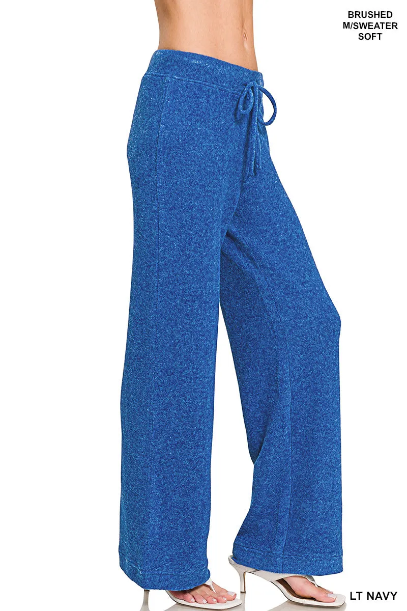 Zenana Fuzzy Hacci Pantalon de Palazzo HP-2479Y