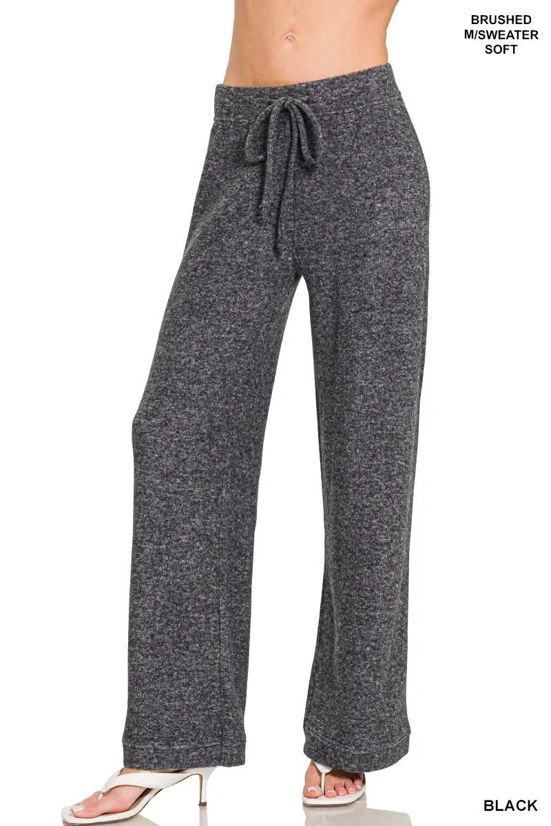 Zenana Fuzzy Hacci Pantalon de Palazzo HP-2479Y