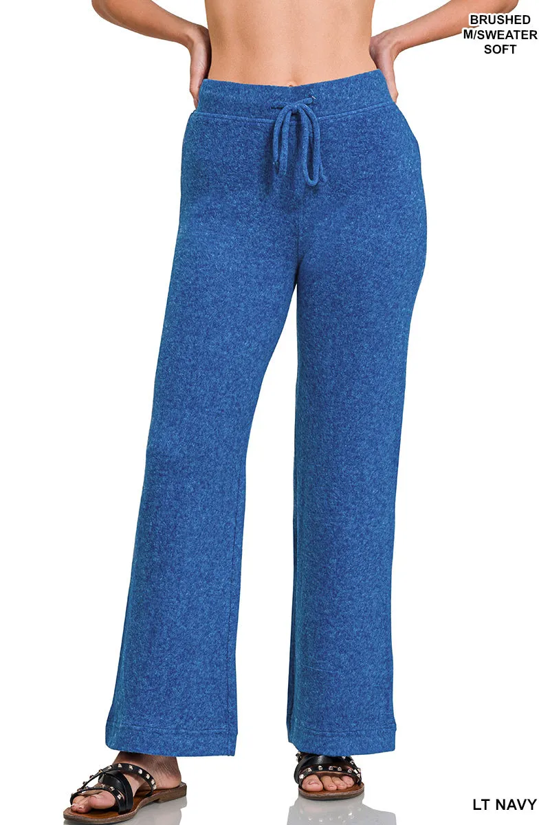 Zenana Fuzzy Hacci Pantalon de Palazzo HP-2479Y