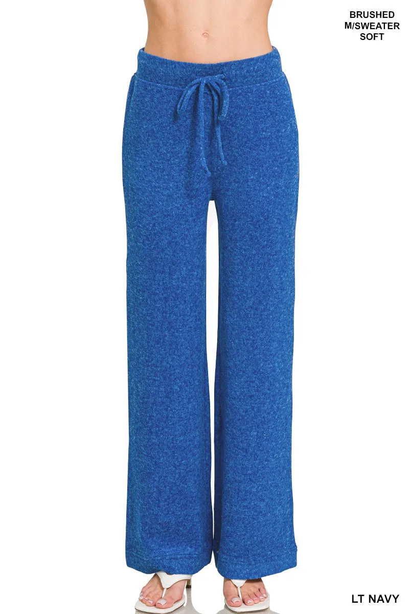 Zenana Fuzzy Hacci Pantalon de Palazzo HP-2479Y