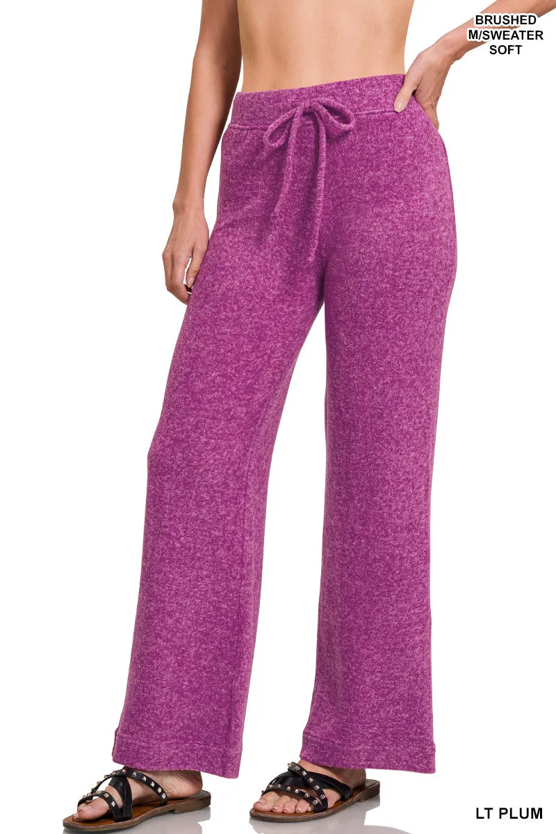 Zenana Fuzzy Hacci Pantalon de Palazzo HP-2479Y