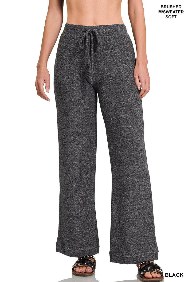 Zenana Fuzzy Hacci Pantalon de Palazzo HP-2479Y